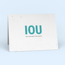 IOU No Expiration Thank You Card Pack