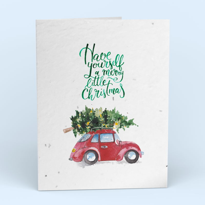 Tree Shopping Christmas Card Pack