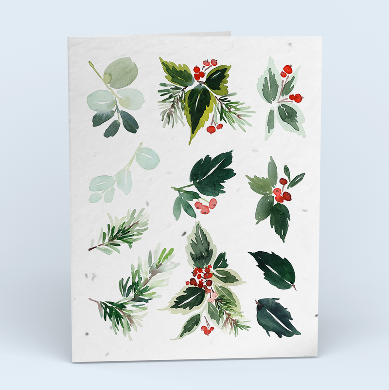 Mistletoe Christmas Card Pack